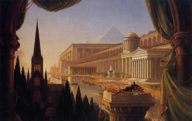 Thomas Cole Architect s Dream oil painting image